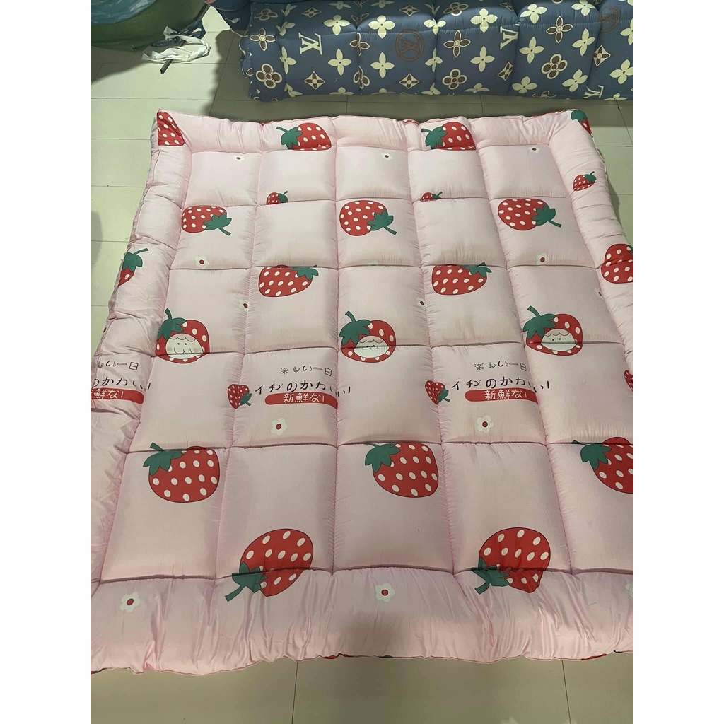 Tấm làm mềm đệm Topper,kích thước 1m6x2m nệm dày 6-8cm-được chọn nhiều mẫu