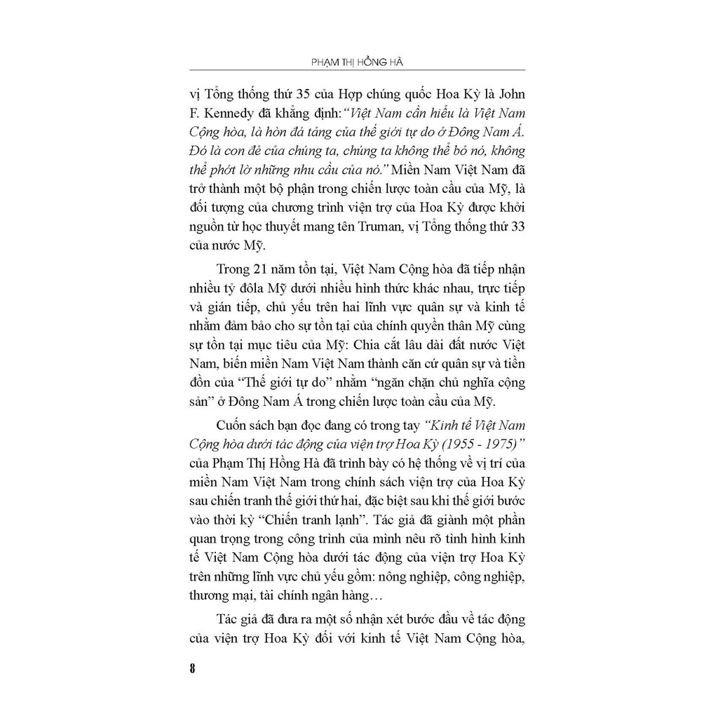 Sách - Kinh Tế Việt Nam Cộng Hòa Dưới Tác Động Của Viện Trợ Hoa Kỳ (1955-1975) | BigBuy360 - bigbuy360.vn