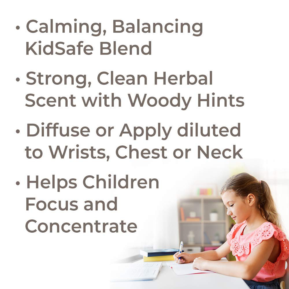 Plant Therapy - Tinh dầu hữu cơ giúp trẻ tập trung Study Time (tên cũ : A+ Attention) KidSafe natural essntial oil