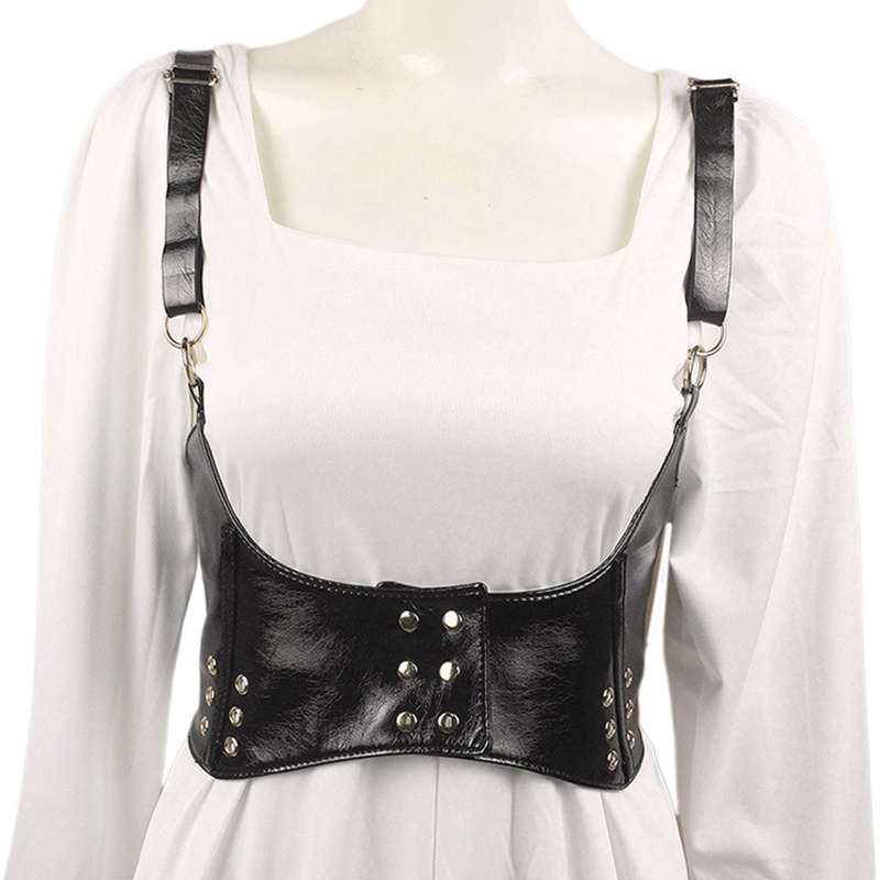 Áo Nịt Ngực Corset Có Khóa Cài Phong Cách Gothic Gợi Cảm Tùy Chỉnh Cho Nữ