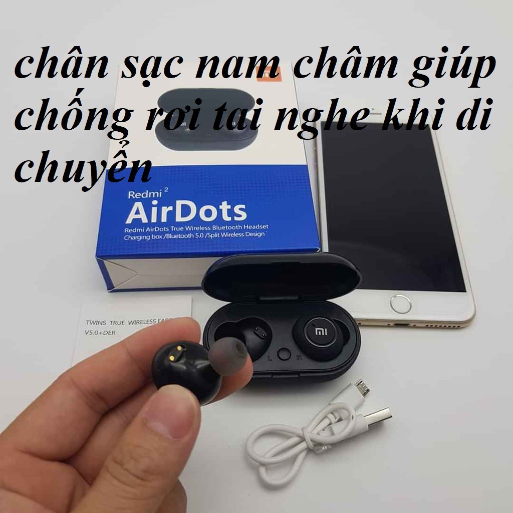 Tai nghe bluetooth xiaomi redmidots 2 không dây bluetooth âm bass cực hay