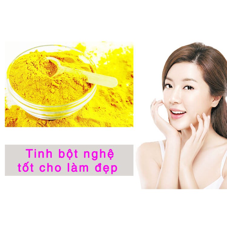 Tinh Bột Nghệ Vàng Nhà Làm Nguyên Chất 100%. Làm sáng da ngay tuần đầu sử dụng. Hướng dẫn và tư vấn suốt quá trình dùng