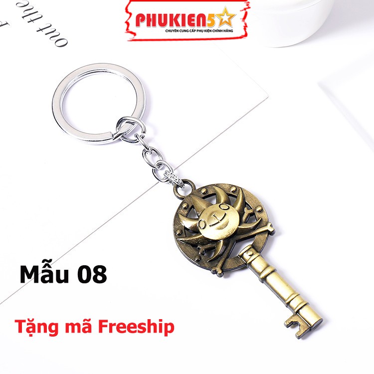 Móc khóa Đảo Hải Tặc - Thuyền trưởng Luffy cùng các đồng đội - chất liệu hợp kim cực đẹp(P8)