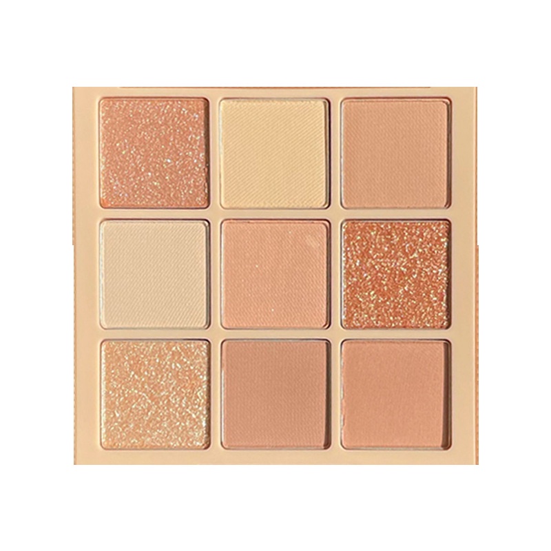 Bảng mắt nhũ nội địa Trung 9 ô Dikalu Blooming Your Own Beauty, Phấn mắt 9 ô Dikalu mềm mịn thiết kế nhỏ gọn