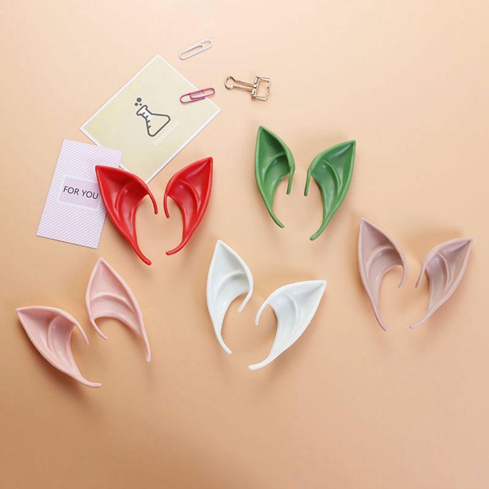Elsweorth Đồ Chơi Đôi Tai Yêu Tinh Bằng Latex Đơn Giản Làm Quà Tặng Giáng Sinh Cho Bé