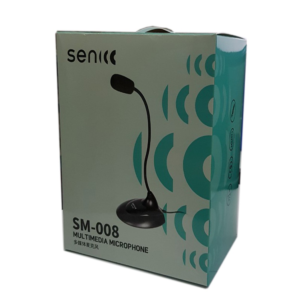 Micro thu âm chat trực tuyến Senic SM-008P đàm thoại trực tuyến ghi âm hát karoke
