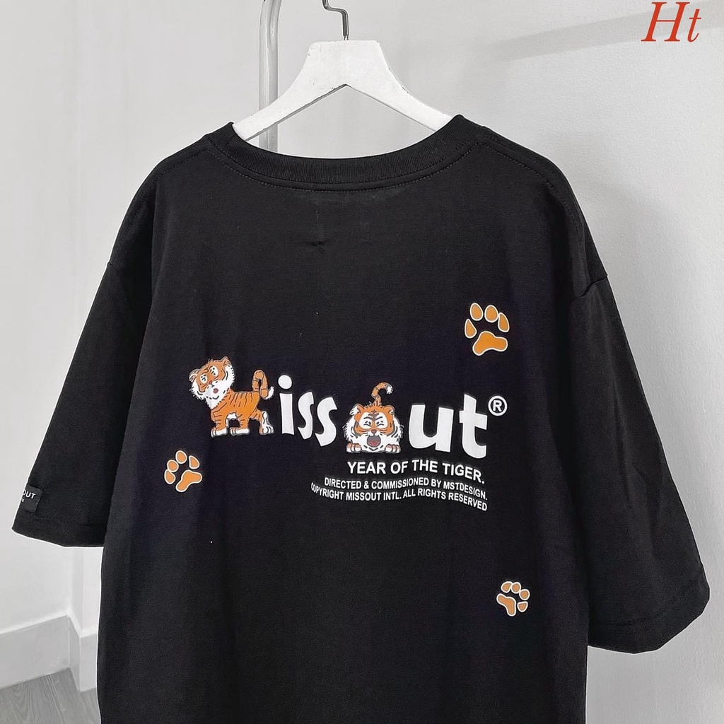 Áo phông Miss hổ Unisex  - áo phông nam nữ chất cotton Su  form rộng