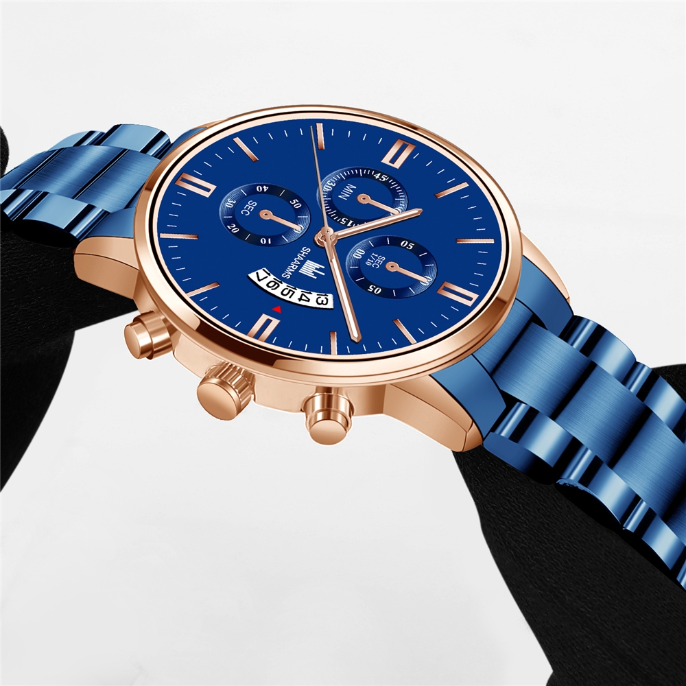 Đồng hô SHAARMS thể thao bằng thép không gỉ cho nam | BigBuy360 - bigbuy360.vn