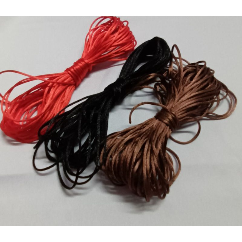 Bó 5m dây tim đan vòng chất dù bóng size 1.5mm đẹp