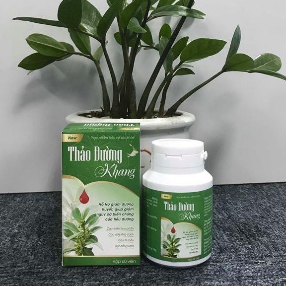 THẢO ĐƯỜNG KHANG - Hộp 60 viên Giúp Ổn định đường huyết
