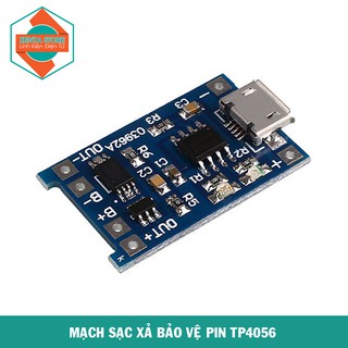 Mạch sạc pin TP4056 có IC bảo vệ