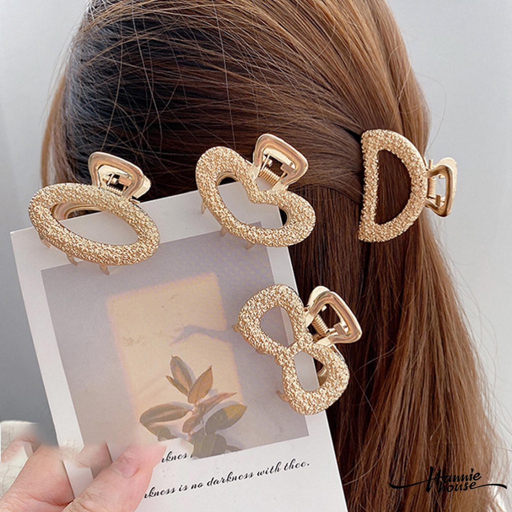 Kẹp tóc càng cua bằng kim loại chống trượt siêu bền thiết kế thời trang cho nữ