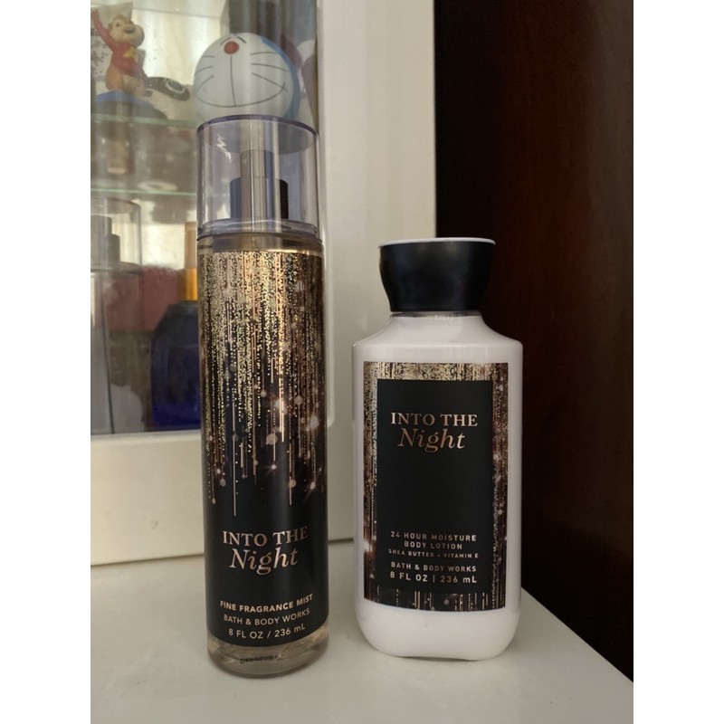 BILL US - BỘ SẢN PHẨM SET 2 CHAI INTO THE NIGHT BATH AND BODY WORKS FULLSIZE | Thế Giới Skin Care