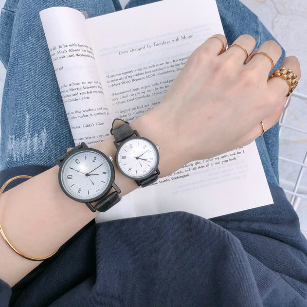 [RẺ VÔ ĐỊCH]Đồng Hồ Nữ Candy cat Chính Hãng Dây Da Lộn Thời Trang Hàn Quốc