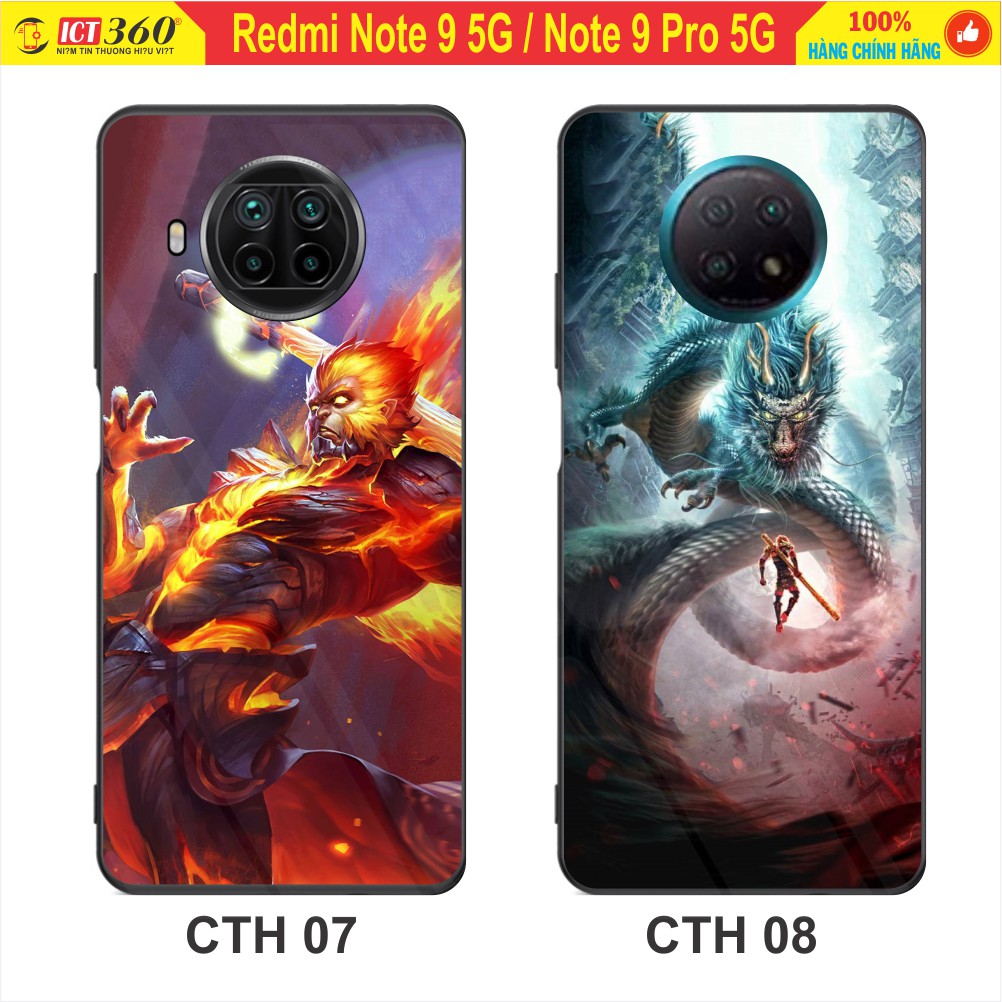 Ốp Lưng Kính Xiaomi Redmi Note 9 5G / Note 9 Pro 5G- in Theo Yêu Cầu - Nhiều Hình