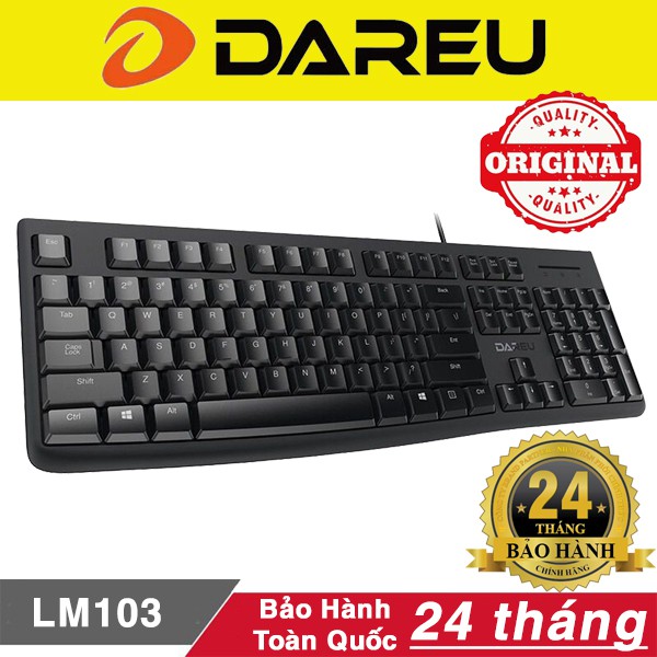 Bàn phím máy tính Dareu LK185 [Bảo hành 24 tháng] ♥️Freeship♥️ Bàn phím vi tính Dareu chính hãng