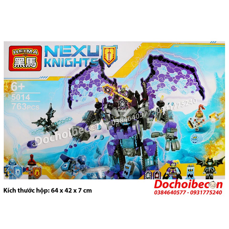 Lắp ráp Quái vật đá Nexo Knights 5014 - 763 chi tiết