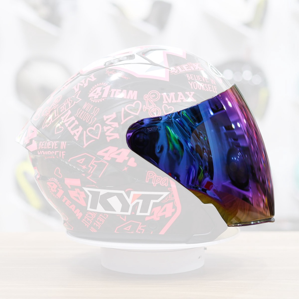 Kính Nón KYT NFJ Gương Titan 7 Màu