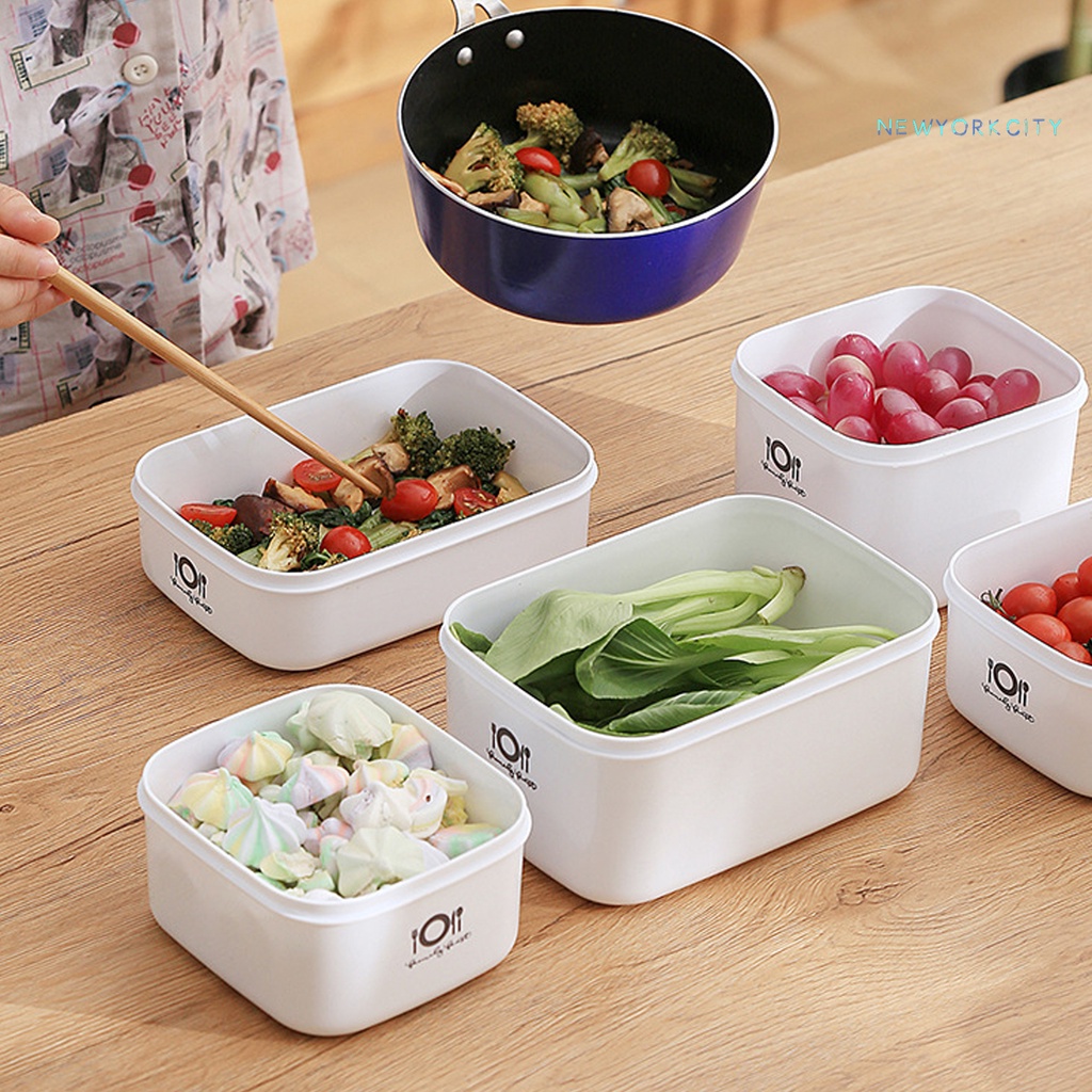 Hộp Đựng Thức Ăn Trưa Bằng Nhựa PP Có Thể Xếp Chồng Tiện Dụng