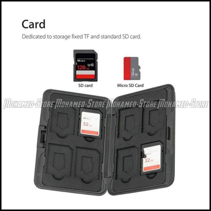 Hộp Đựng Thẻ Nhớ Kingma Bmgp308 (16 Ngăn) Đen | BigBuy360 - bigbuy360.vn