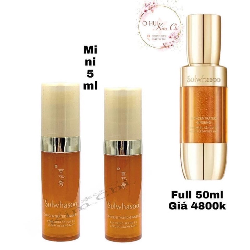 SERUM NHÂN SÂM SULWHASOO MINI