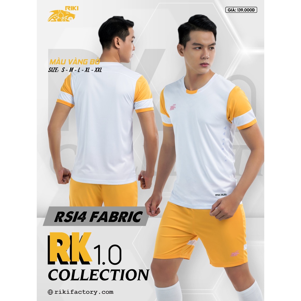 Bộ Quần Áo Bóng Đá Nam Nữ Chính Hãng Riki RK1.0 - Phong Cách Mới Thiết Kế Mới - Mẫu Mới Nhất 2022