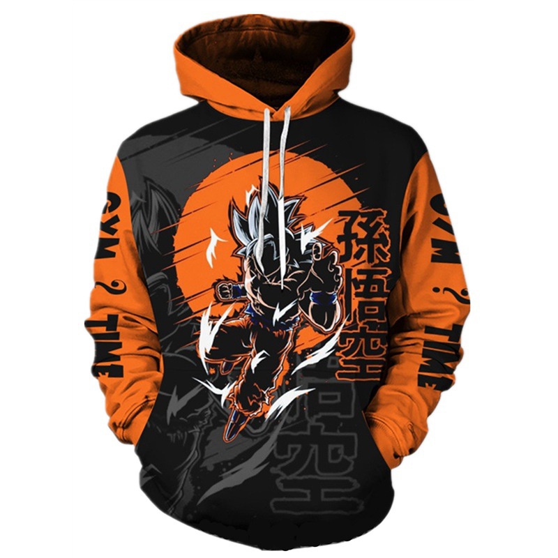 Áo Hoodie In Hình Nhân Vật Phim Dragon Ball 3d Cá Tính Cho Nam