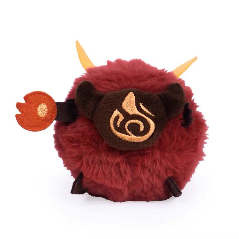 Móc Khóa Búp Bê Nhồi Bông Tcho-Tcho Trong Game Genshin Va Chạm Hilichurl