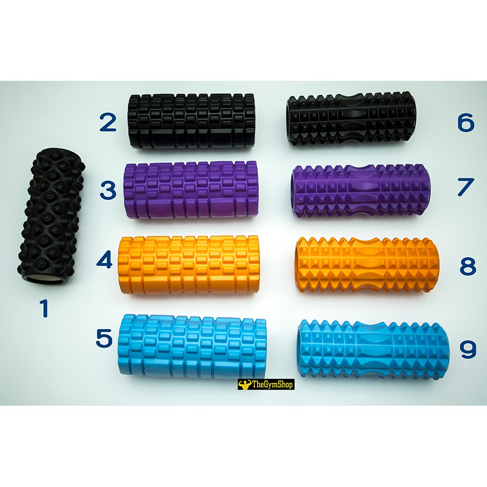 Con lăn Foam Roller massage, dãn cơ tập gym, thể hình