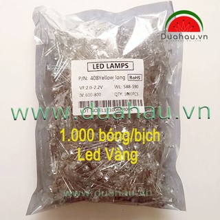 1000 bóng led trong Vàng 5mm
