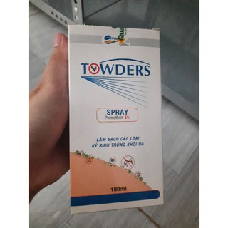 Xịt ghẻ, ký sinh trùng Towder spay 100ml