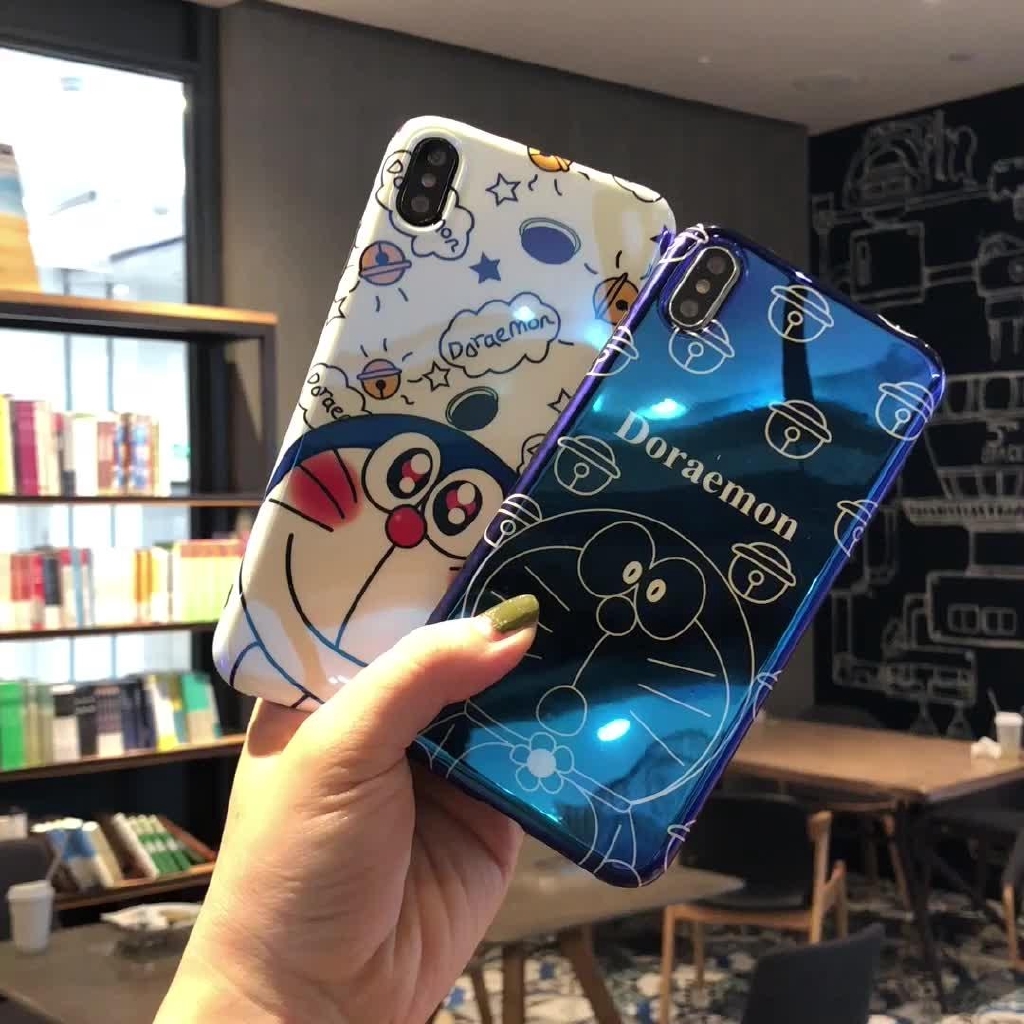 Mới Ốp Điện Thoại Silicon Mềm Hình Doraemon Blu-Ray Cho Redmi 8 9 9a 9c 9t Note 10 4g 5g 10s 10 9s 9 Pro Max Mi 10t Pro