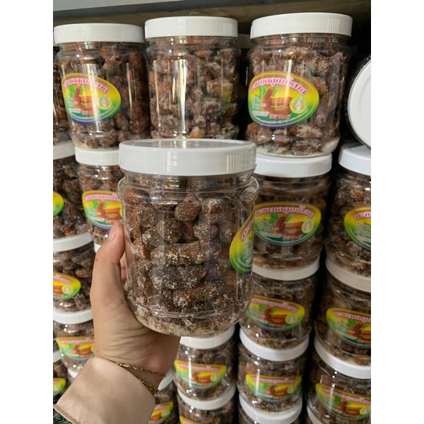 Hủ 500G Me lào xốc muối ớt đường Thái Lan tặng kèm muối tôm