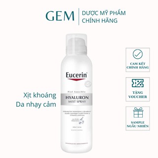 Xịt dưỡng ẩm cho da nhạy cảm Eucerin Hyaluron Mist Spray