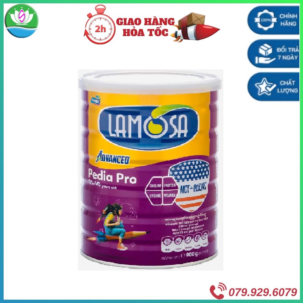 [SenXanh Emart] Sữa Bột Lamosa Dành Chậm Tăng Cân Pedia Pro 900G