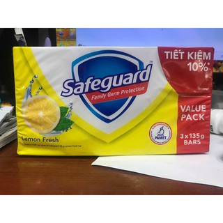 Bộ 3 xà bông Safeguard 135g