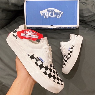 Giày Vans Nam Nữ, Giày Vans Caro Buộc Dây Hàng Cao Cấp Full Box