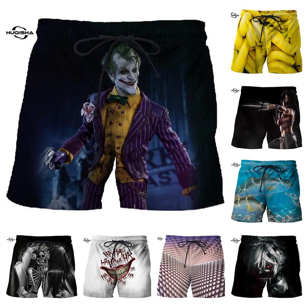 New Summer Beach Men Women Shorts 3D Printed Joker Fashion Casual Quick Dry Board Shorts Mens Swimming Short Pants