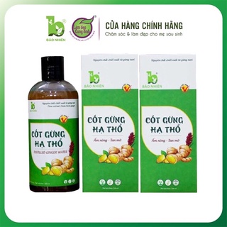 Cốt gừng hạ thổ Bảo nhiên - giúp giữ ấm cơ thể mẹ sau sinh
