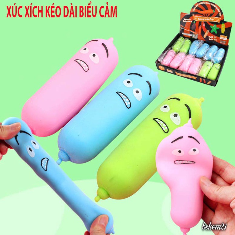 10 Loại Squishy Kéo Dài Biểu Cảm Khuôn Mặt Đáng Thương Bóp Trút Giận Xả Stress Gudetama Mochi