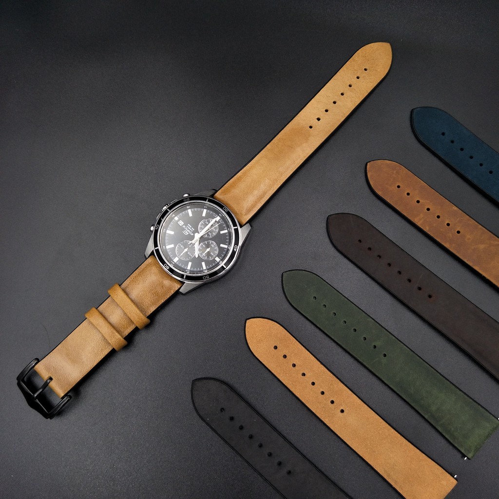 Dây đeo bằng da thật cho đồng hồ Samsung Galaxy Watch Active 2
