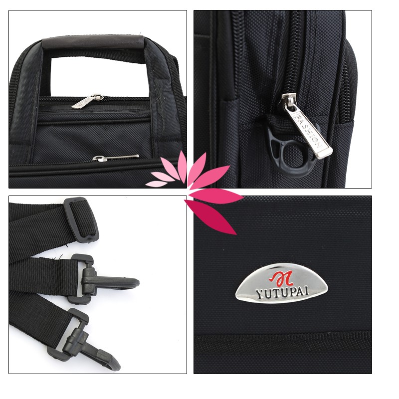 Cặp đựng laptop , túi đựng laptop sách vở tài liệu Yutupai C03 38 x 30 x 15 cm vải đẹp, lót lụa tặng túi du lịch 30K