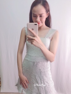 Đầm chữ A, vải bố