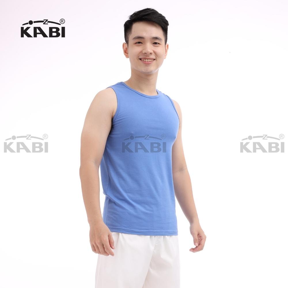 Áo thun ba lỗ nam KABI áo sát nách thun cotton thoáng mát - MA0227