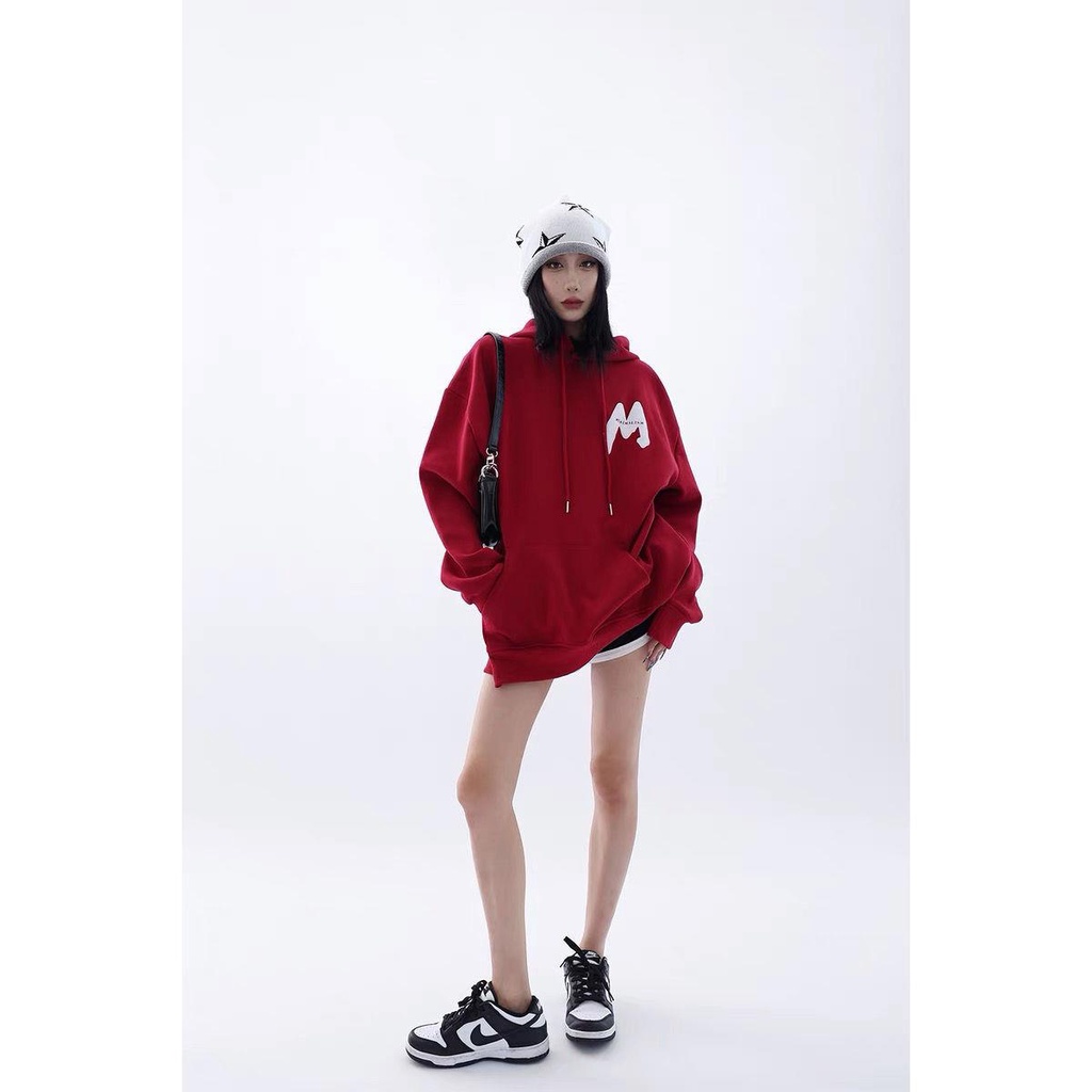 Áo Hoodie Acestudios Sense M Foam Dáng Rộng Thời Trang Mùa Thu 2022 Phong Cách Đường Phố Mới Cho Nữ