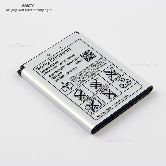pin tốt cho sony W890i, V800, Aino, C702,C901, C903, P990, P990i...