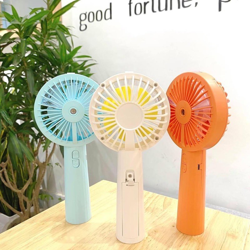 QUẠT PHUN SƯƠNG Cầm Tay Quạt Mini Tích Điện Phun Sương Hơi Nước Tạo Ẩm 1200mAh - Hàng Chuẩn | BigBuy360 - bigbuy360.vn
