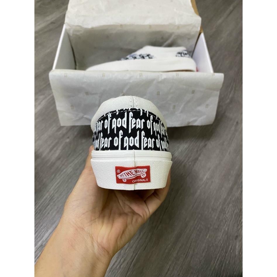 ẢNH THẬT - GIÀY VANS FOG FEAR OF GOD LÓT GÓT DA TRẮNG NAM NỮ ( full box + freeship ) | BigBuy360 - bigbuy360.vn