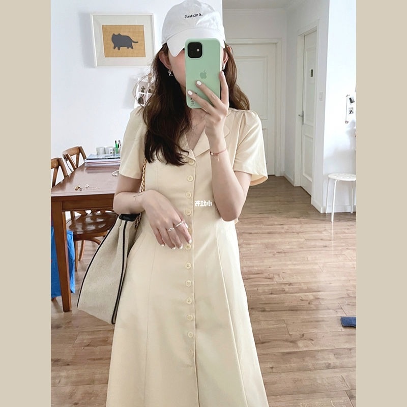 Đầm Sơ Mi Thiết Kế Mới Cao Cấp Thời Trang Theo Phong Cách Hàn Quốc