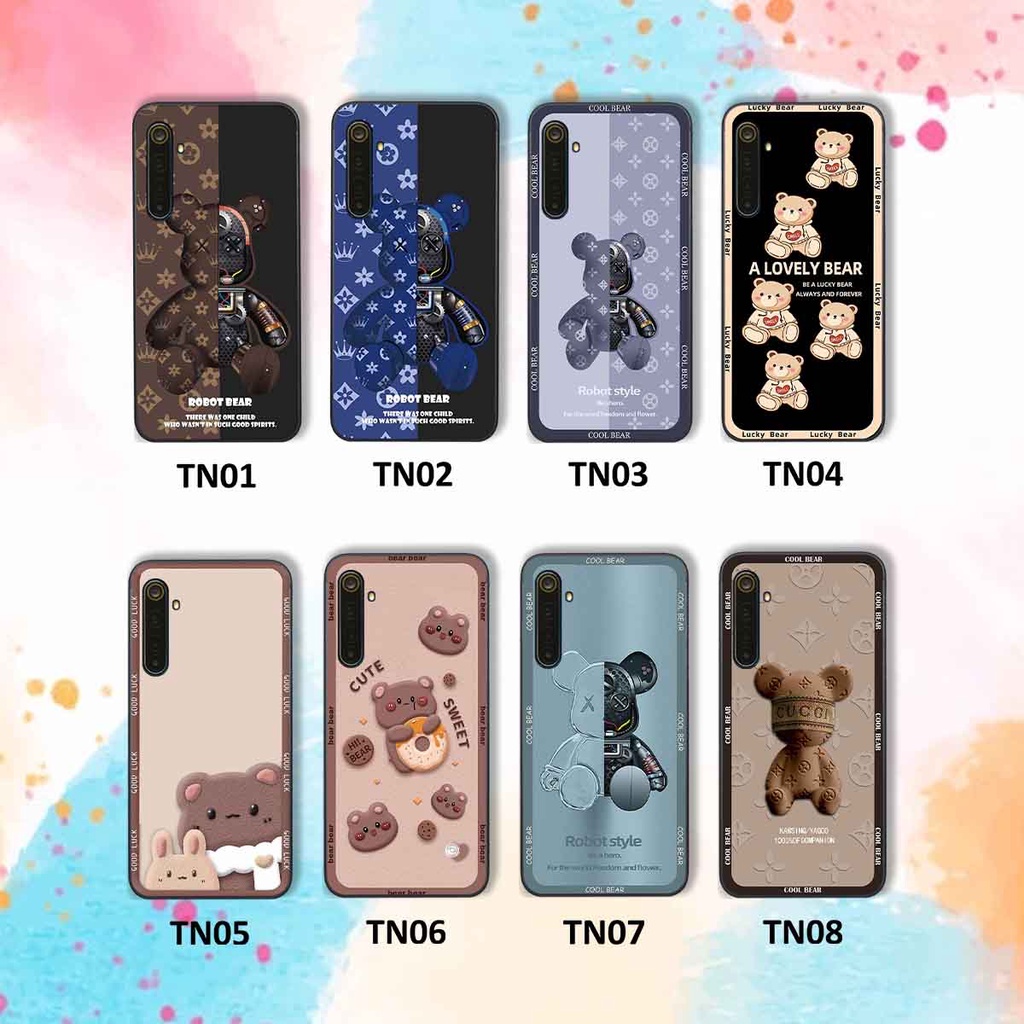 Ốp Realme 6 / 6 Pro bear brick, gấu đáng yêu, dễ thương